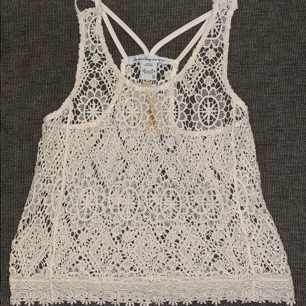 American Rag halter back top NWT small